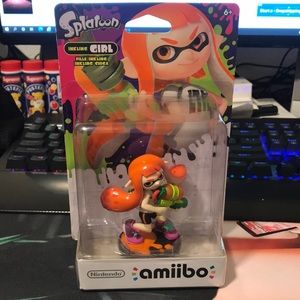 NWT Nintendo Inkling Girl amiibo (Splatoon Series)